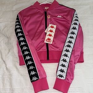 Kappa pink crop jacket